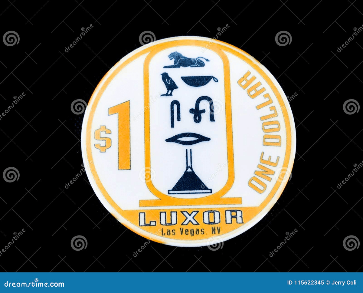 Luxor las vegas casino chips