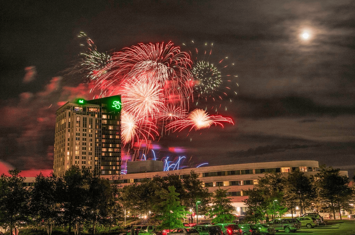 Distance from turning stone casino