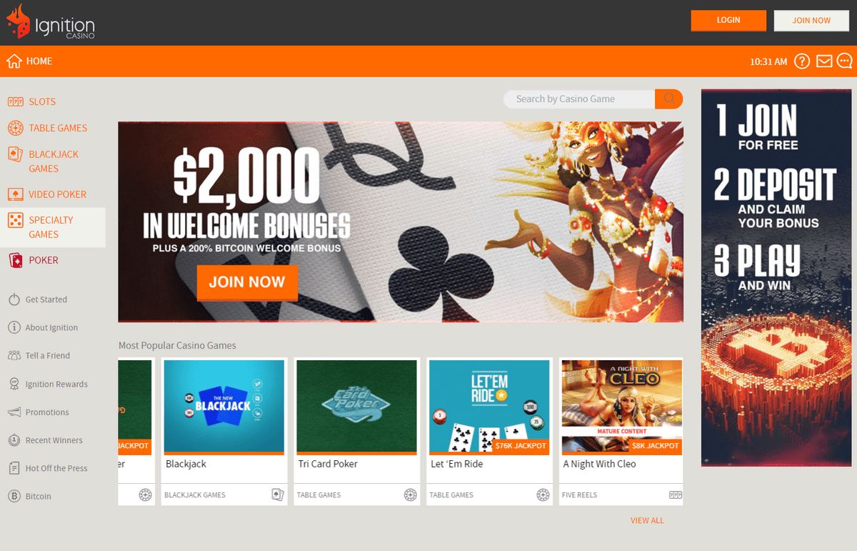 Ignition casino free 10