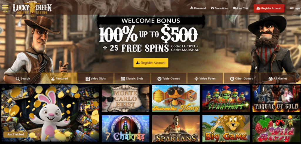 Lucky creek casino bonus code 2019