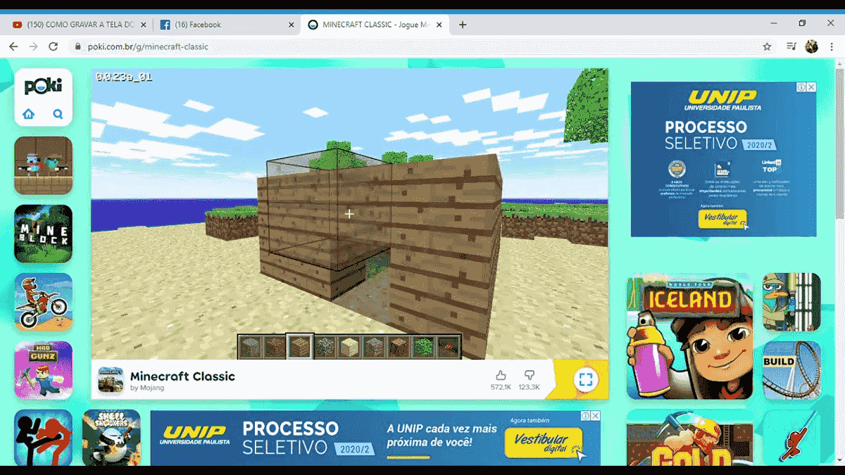 Poki games minecraft