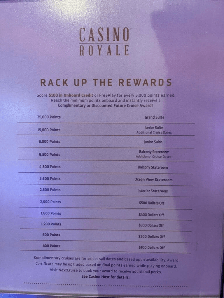 Royal casino offers