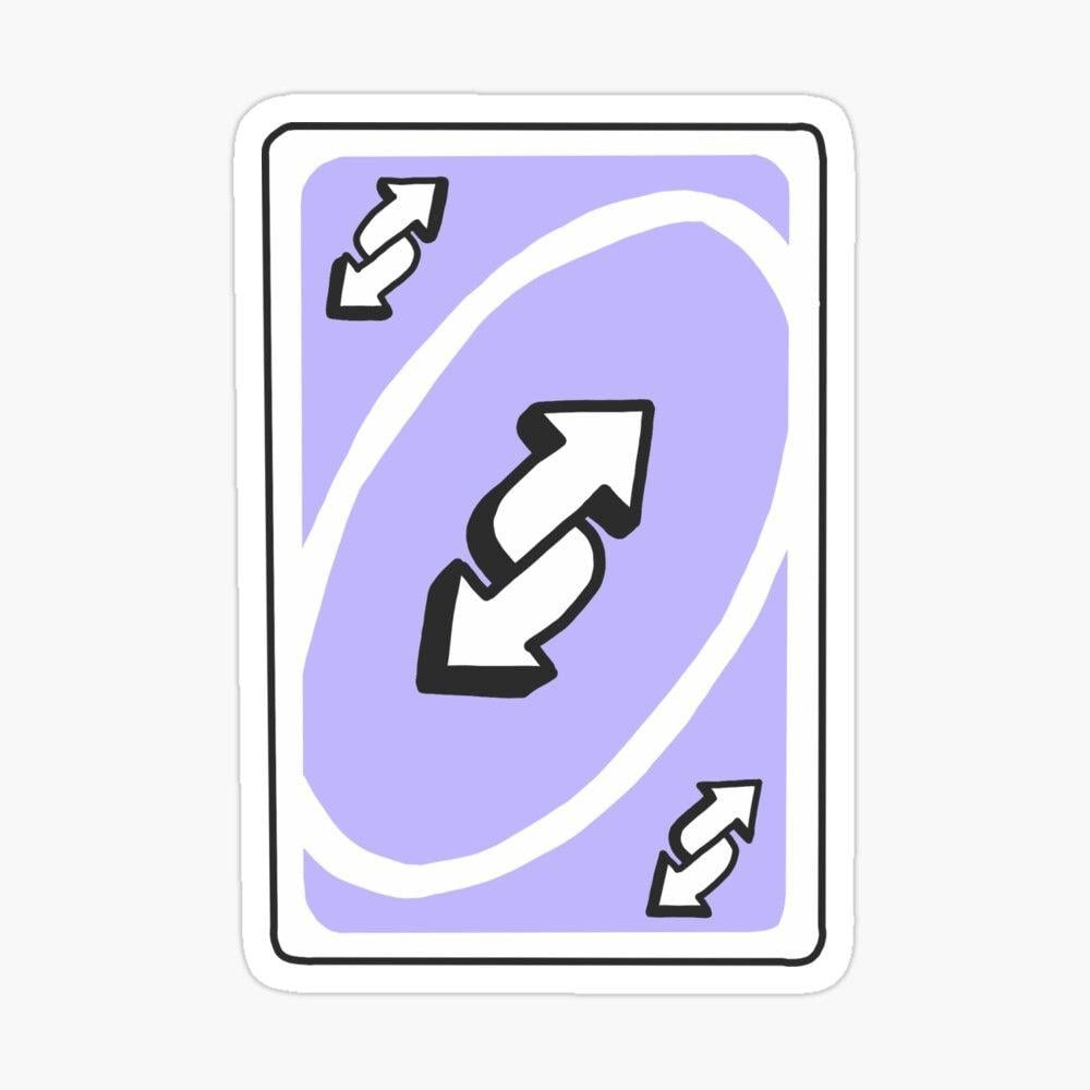 Uno reverse card with hearts