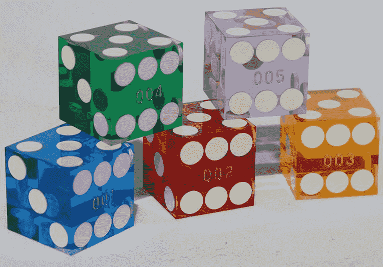 Casino dice size
