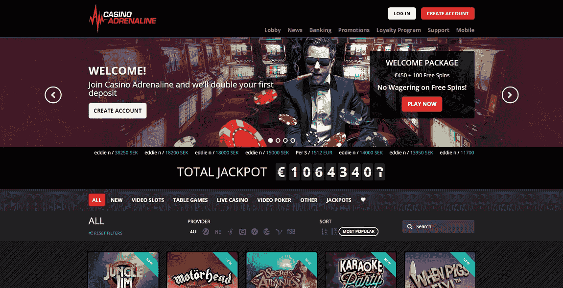 Casino adrenaline promo code