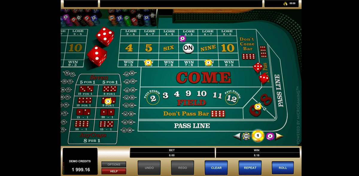 Play craps for free online no downloads