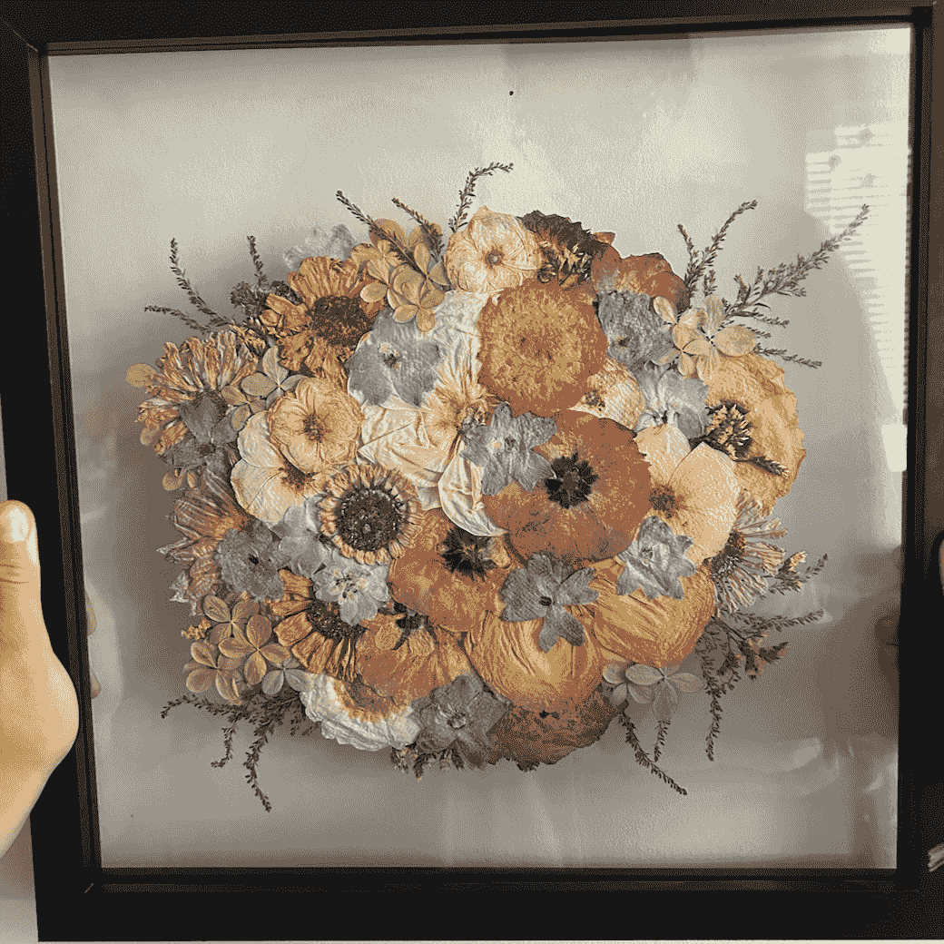 We offer personalized designs that reflect your unique style, ensuring every piece is a true representation of your memories. Custom Designs What We Offer Preserving memories with luxury flower preservation. Overall vibe: whites, cream, ivory, muted sage, thin line art floral designs with lots of leaves, plenty of white space, not busy website