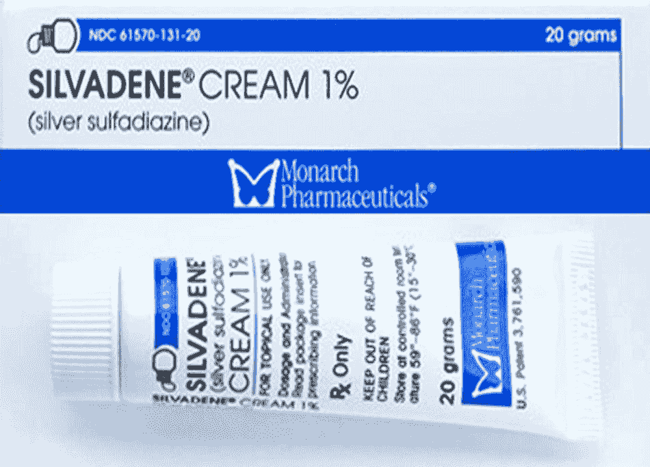 Silvadene cream for rash