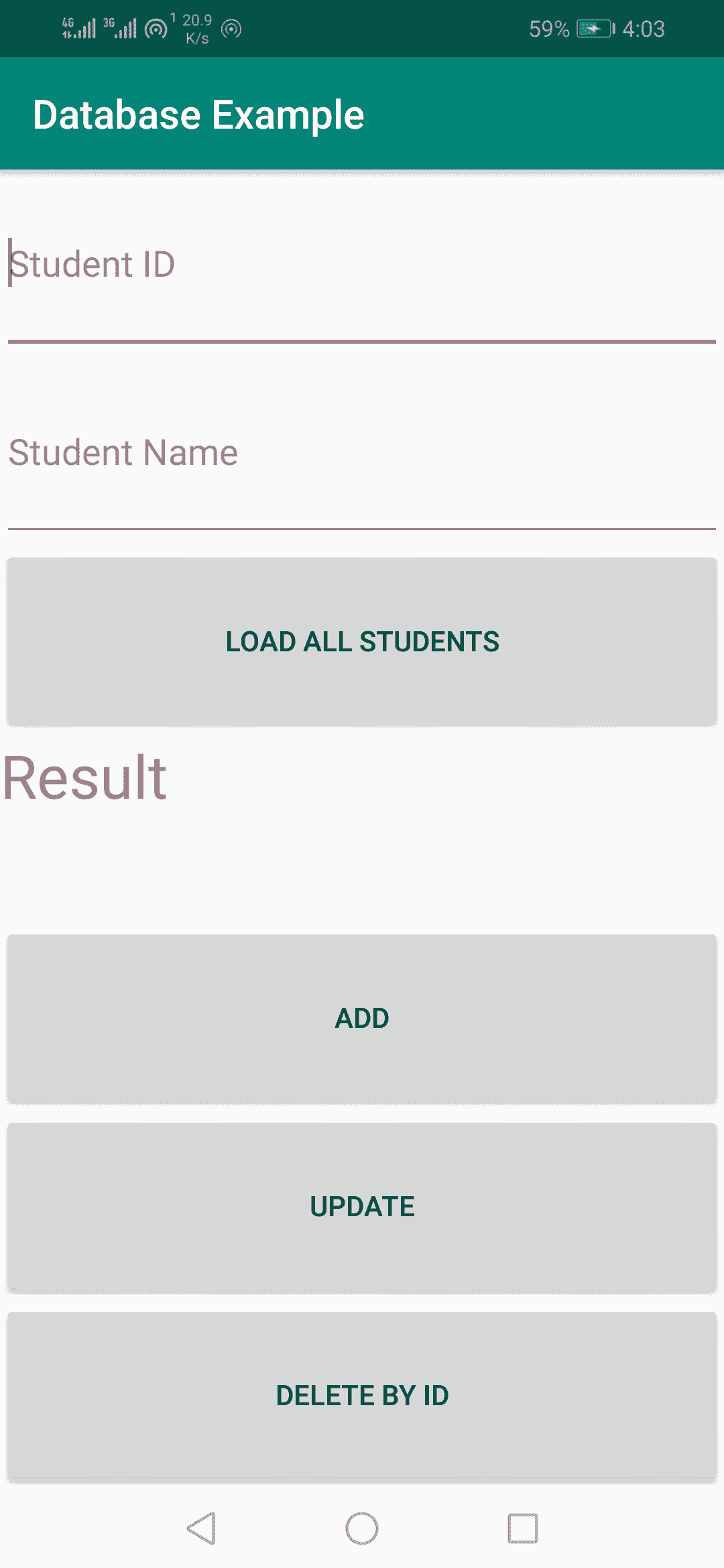 Using existing sqlite database in android studio