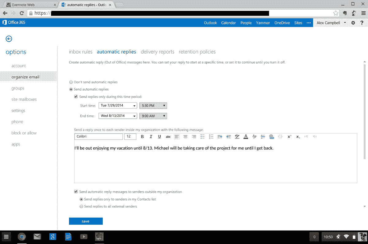 Outlook 365 email template mail merge