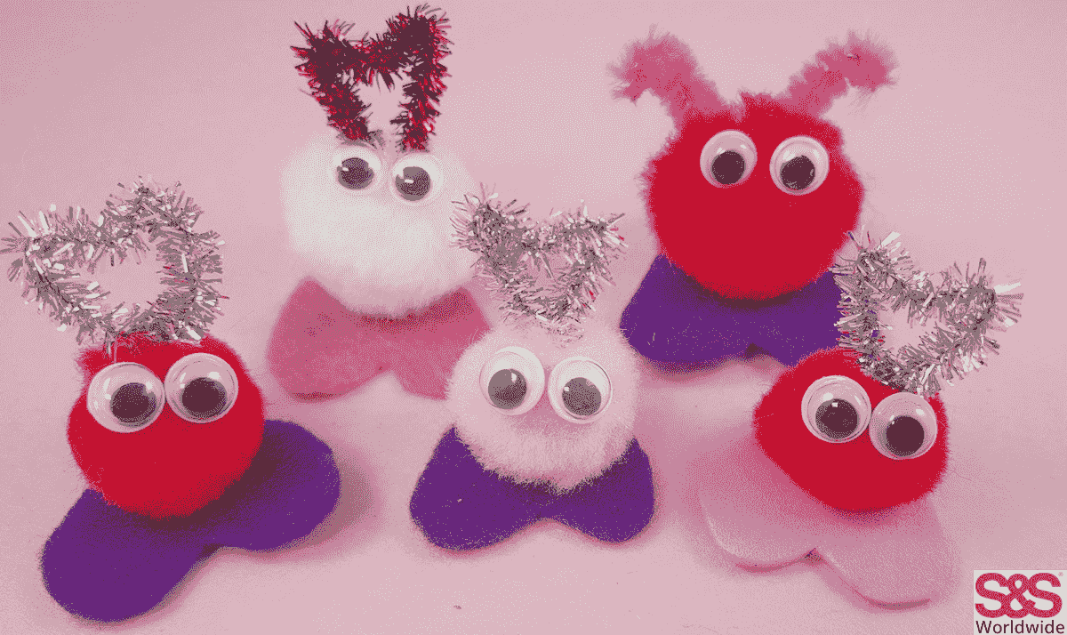 Pompom crafts for prek