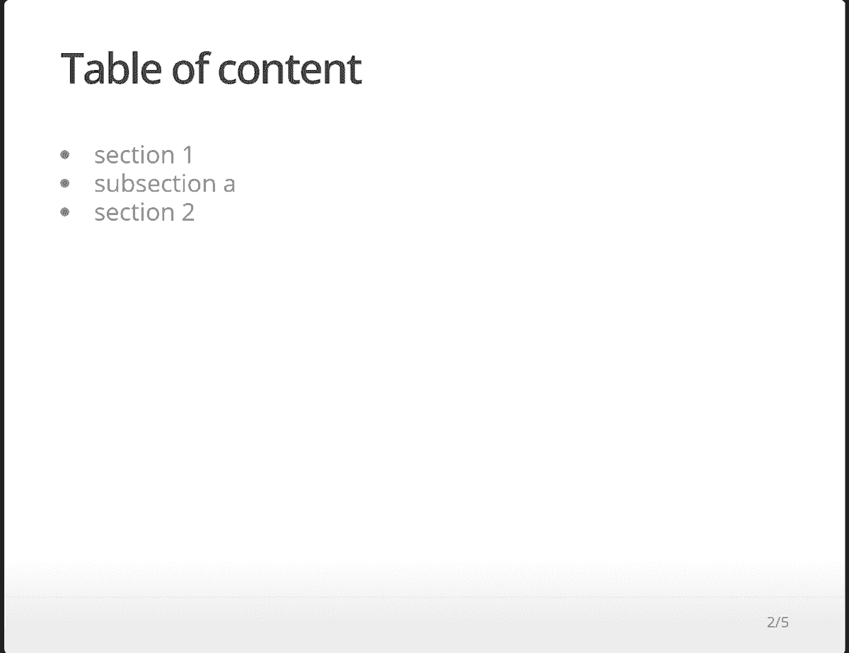 Python generate markdown table of contents
