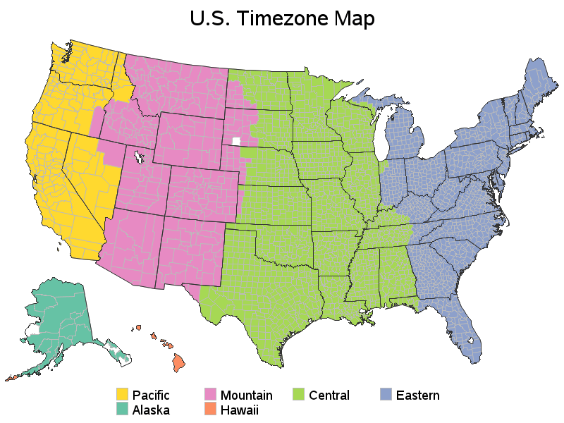 Wisconsin time zone now