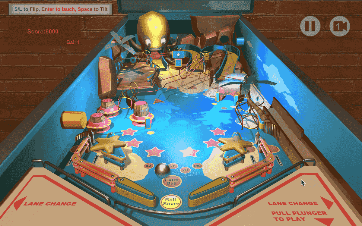 Unity 3d pinball game