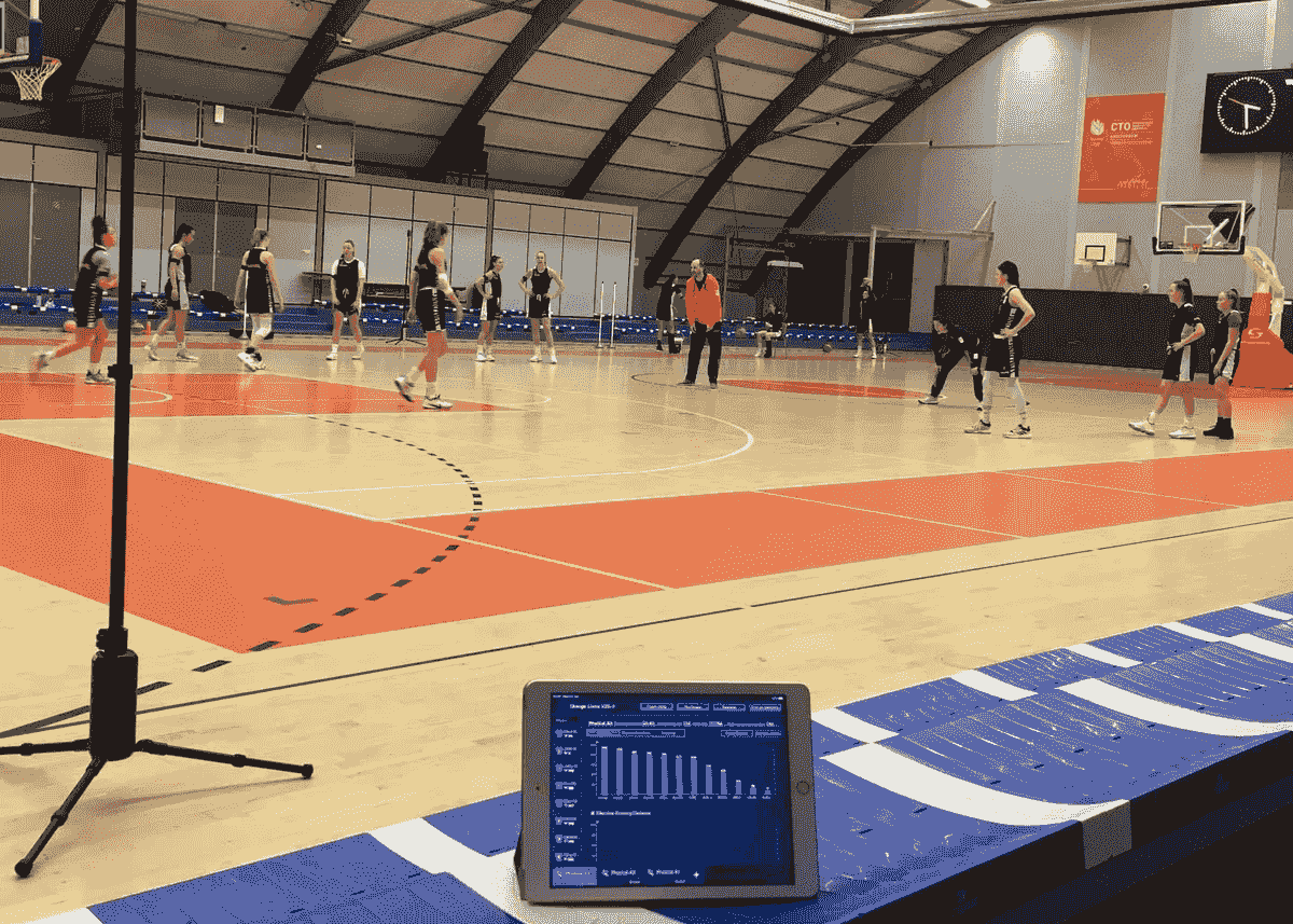 Coaches from Dutch 3x3 Women's Olympics team are using INSAIT KS LPS to monitor and optimize player loads.