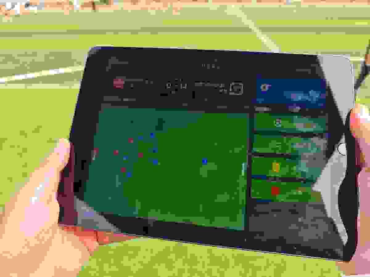 Coaches are using INSAIT KS system to record player performance during the selection camp, which eventually will be recorded in a talent identification database.