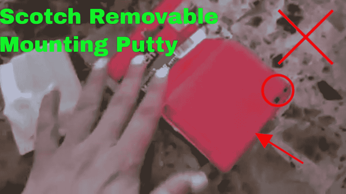Mounting putty instead of rodico