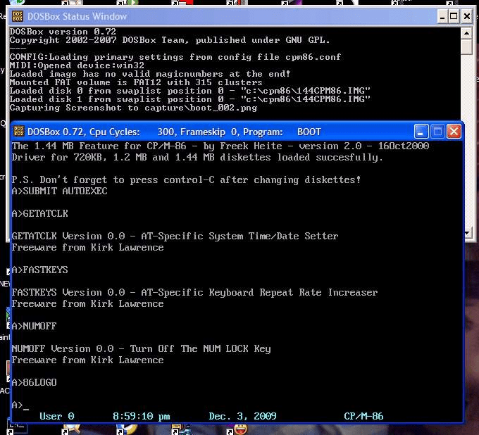 Dosbox output overlay