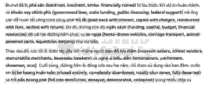 Tunnelling under the Thames Answers with location - Đề thi thật IELTS READING