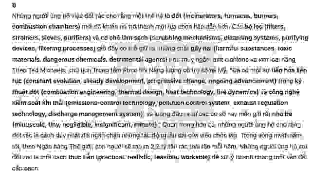 🔥Solving the problem of waste disposal  - Đề thi thật IELTS READING - Làm bài online format computer-based, kèm đáp án, dịch & giải thích từ vựng - cấu trúc ngữ pháp khó                                                      