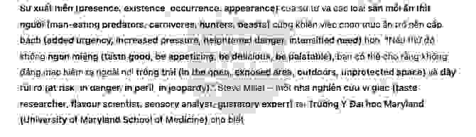 The geography of taste bud Answers with location - Đề thi thật IELTS READING