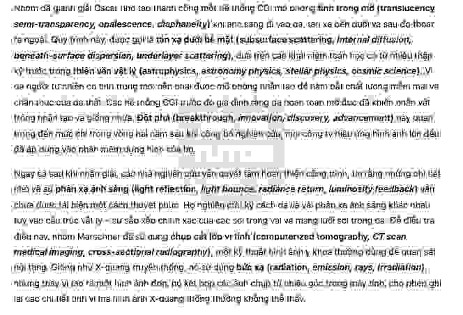🔥Science and filmmaking Answers with location - Đề luyện IELTS READING- Làm bài online format computer-based, kèm đáp án, dịch & giải thích từ vựng - cấu trúc ngữ pháp khó