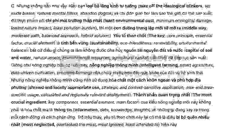 Organic farming and fertilisers - Đề thi thật IELTS READING