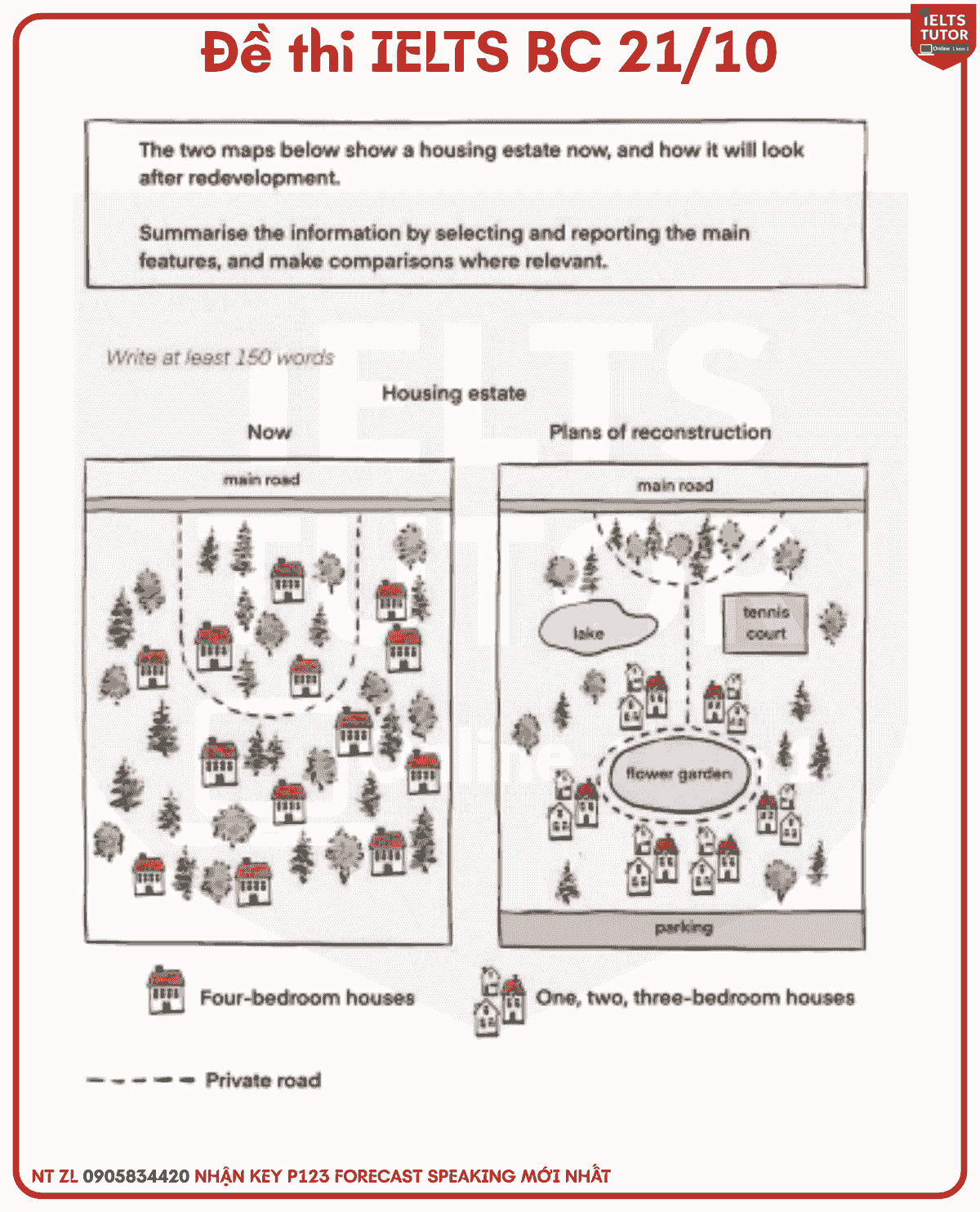 The two maps below show a housing estate now, and how it will look after redevelopment
