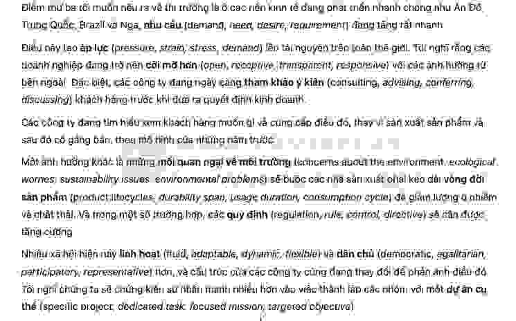 🔥The future of management Answers with location - Đề thi thật IELTS READING - Làm bài online format computer-based, kèm đáp án, dịch & giải thích từ vựng - cấu trúc ngữ pháp khó
