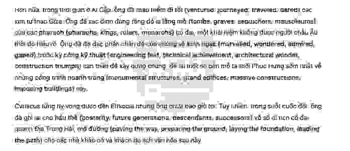 🔥An early cultural tourist answers with location - Đề thi thật IELTS READING- Làm bài online format computer-based, kèm đáp án, dịch & giải thích từ vựng - cấu trúc ngữ pháp khó
