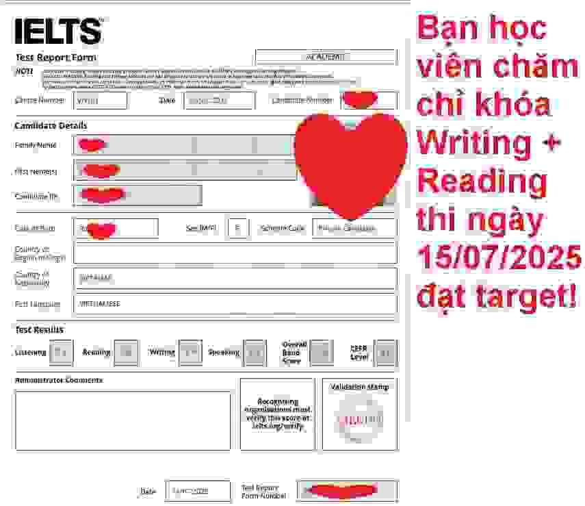 Các khóa học IELTS online 1 kèm 1 - 100% cam kết đạt target 6.0 - 7.0 - 8.0 - Đảm bảo đầu ra - Thi không đạt, học lại FREE