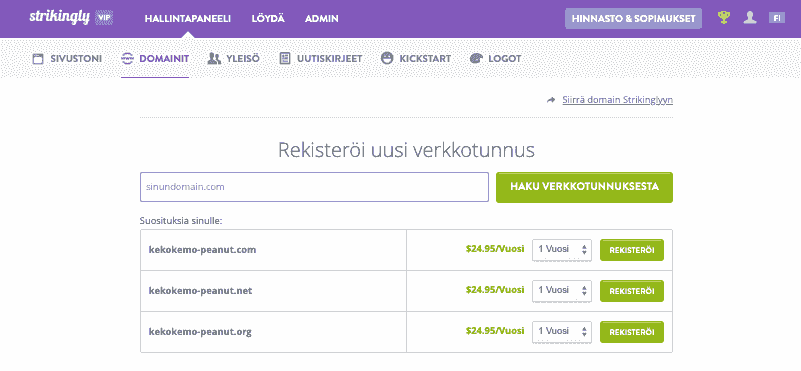 Silmiinpistävästi - digitaalisen yrittäjän pakollinen työkalu - mukautettu verkkotunnus