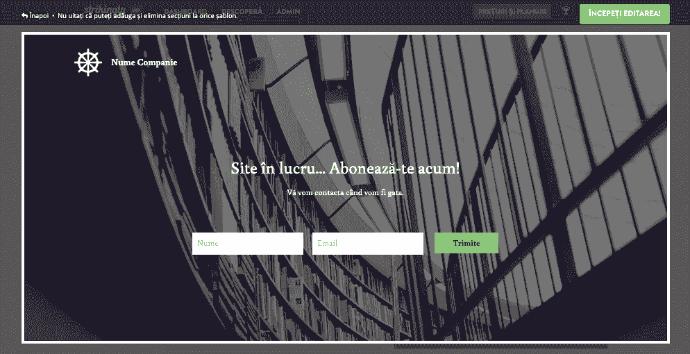 Cum să publici un site web - proiectarea site-ului tău web cu Strikingly - explorarea funcțiilor Strikingly - formulare de contact