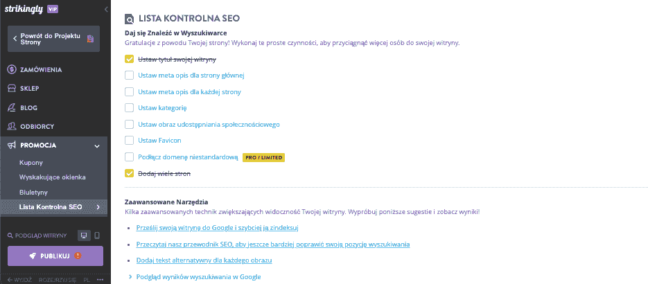 Uderzająco dla fotografii miejskiej - optymalizacja SEO