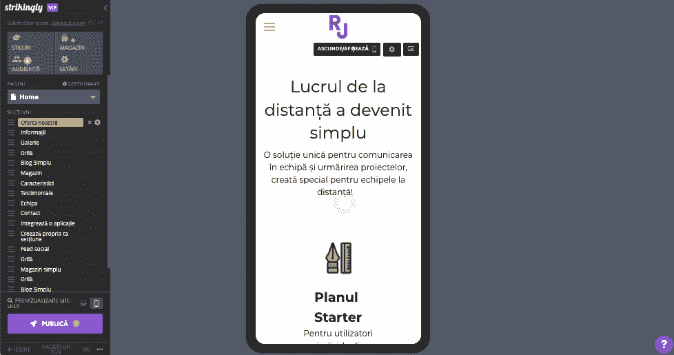 Îmbunătățirea afacerii tale de retail online cu Strikingly