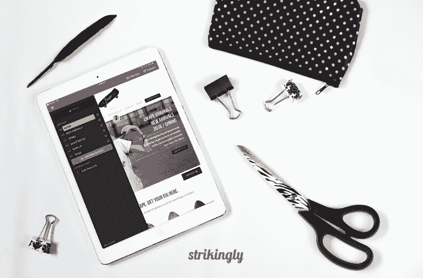 Strikingly Verkkosivueditori