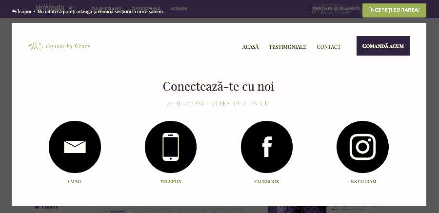 Cum poate Strikingly să ajute cu îmbrăcămintea en-gros - integrarea rețelelor sociale de la Strikingly