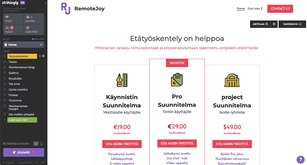 Silmiinpistävästi tehokasta ja mukaansatempaavaa blogisuunnittelua varten - Luo intuitiivinen navigointivalikko