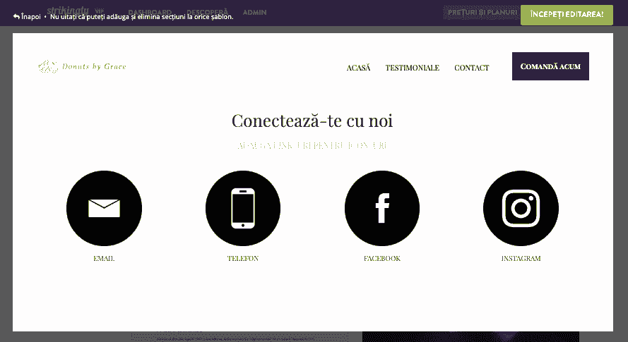 Cum pot brandurile să folosească Strikingly pentru a crește scorul de satisfacție a clienților - construirea unui site web ușor de utilizat și plăcut din punct de vedere estetic - integrare cu rețelele sociale