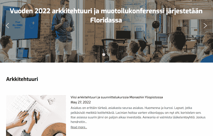 Design Corner Online -lehtimalli Strikinglyltä