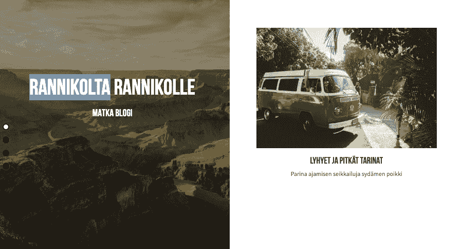 Perspective Blog Template Strikinglyltä