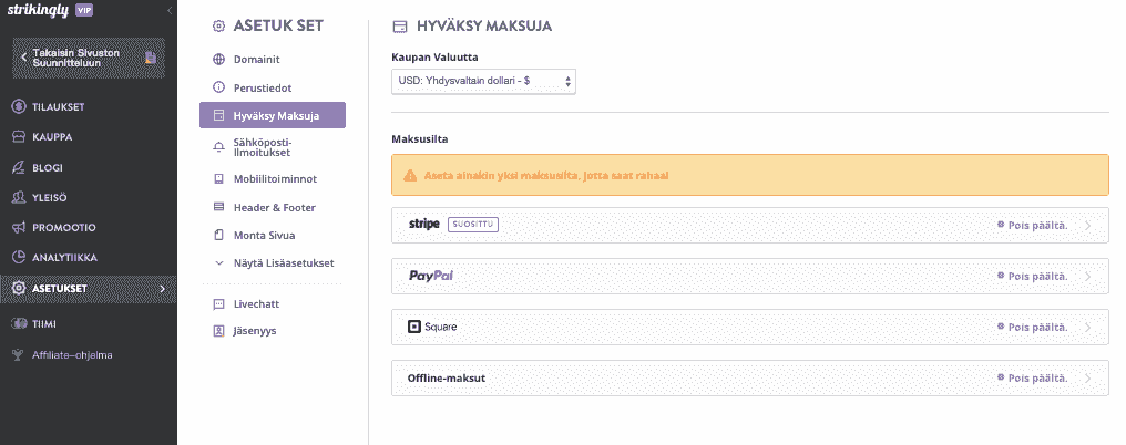 Lähdetuotteet - Silmiinpistävät ominaisuudet tuote-esittelyyn ja verkkokauppaan - Maksuintegraatio