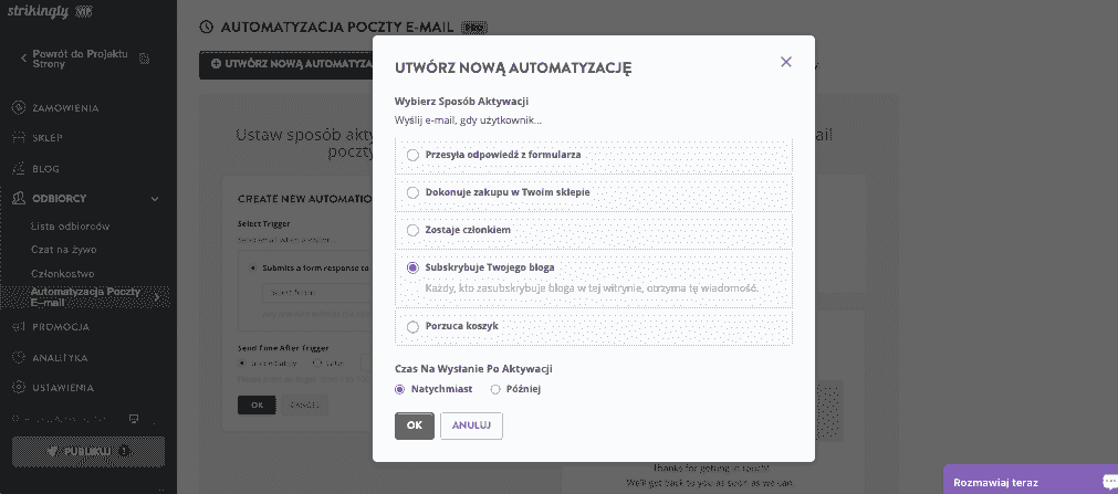 Jak Strikingly może pomóc w marketingu e-mailowym – funkcje e-maili dla e-commerce