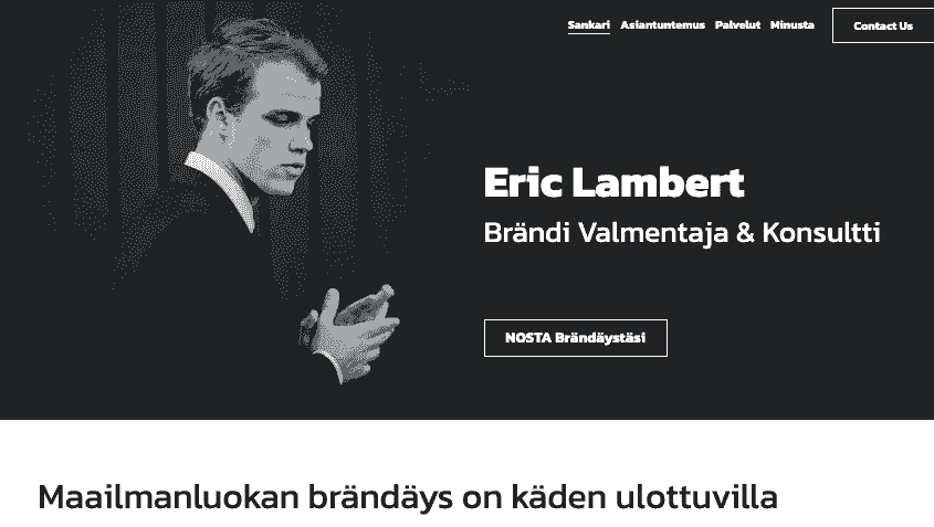 Brändivalmennuksen johdon konsultoinnin mallipohja Strikinglyltä