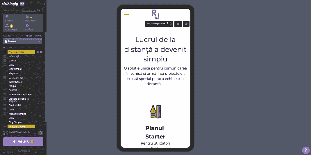 Strategiile cuprinzătoare ale Strikingly pentru vânzări de artizanat online de succes - Optimizare pentru mobile