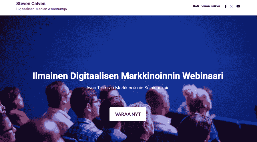 Strikinglyn webinaaripohja