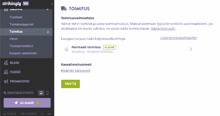 Kuinka voit toteuttaa toimitusstrategian silmiinpistävästi - Tarjoa useita toimitustapoja