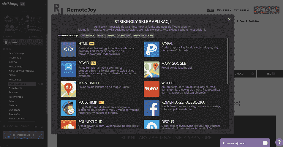 Integracja narzędzi do marketingu e-mailowego z platformami do tworzenia witryn internetowych — wykorzystanie Strikingly w celu bezproblemowej integracji — połącz swoją witrynę internetową z popularnymi narzędziami do prowadzenia kampanii e-mailowych