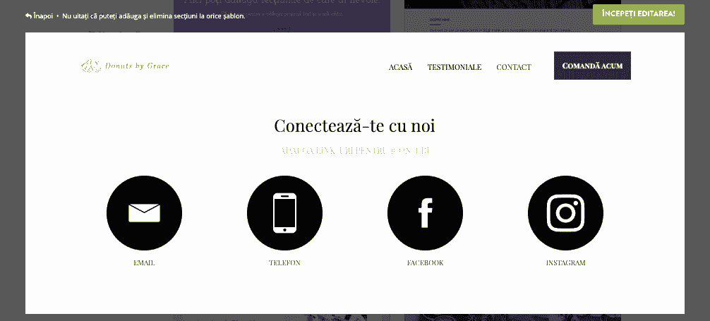 Cum să folosești Strikingly pentru produsele tale de marcă proprie - Integrare cu rețelele sociale