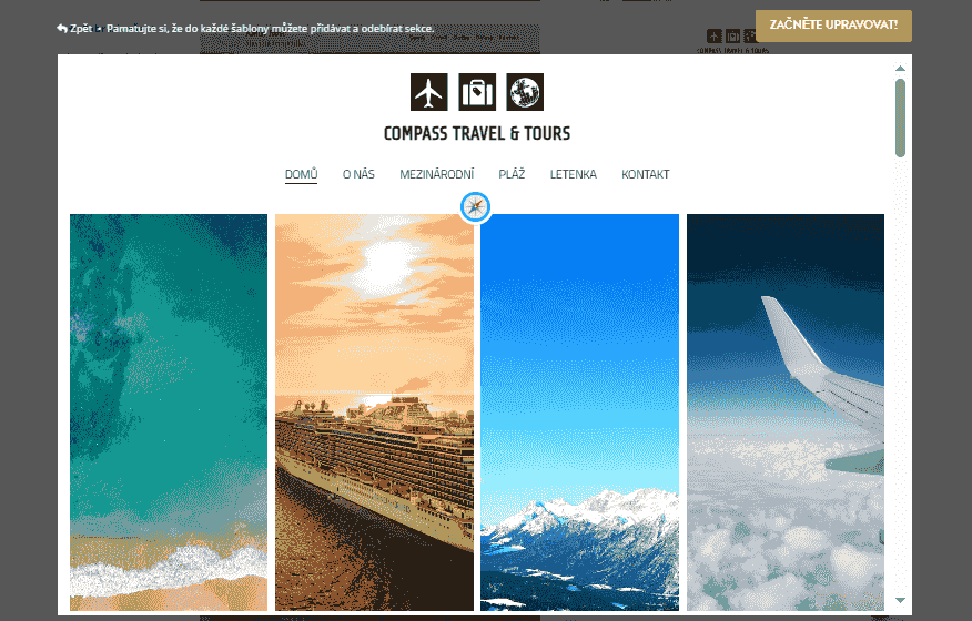 ide situs web kreatif - Sistem Grid Inovatif Strikingly